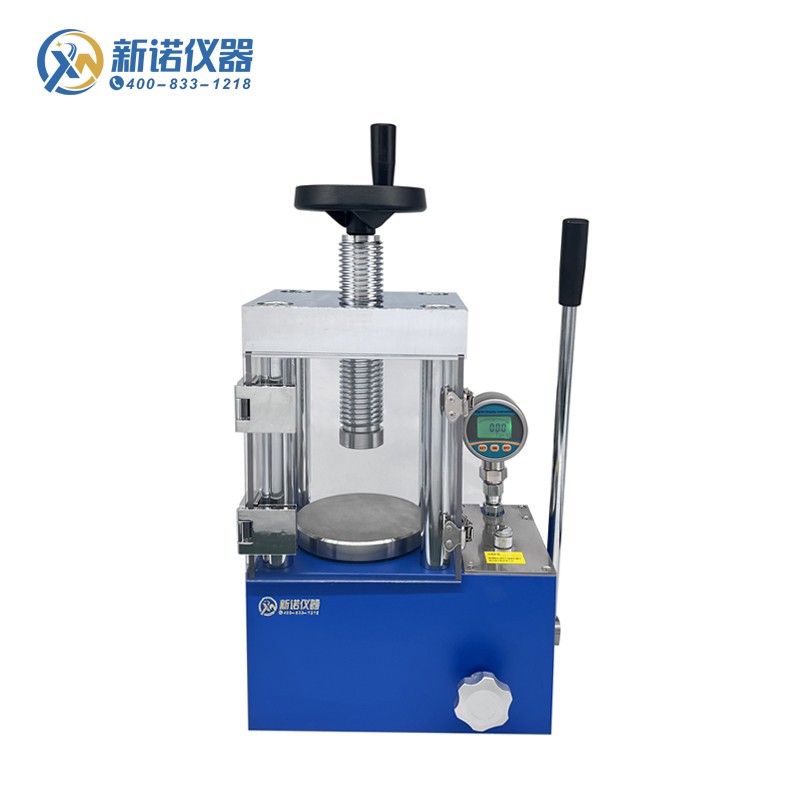 SYP-40TFS型 手动粉末压片机 40吨油压机 数显带防护压片机